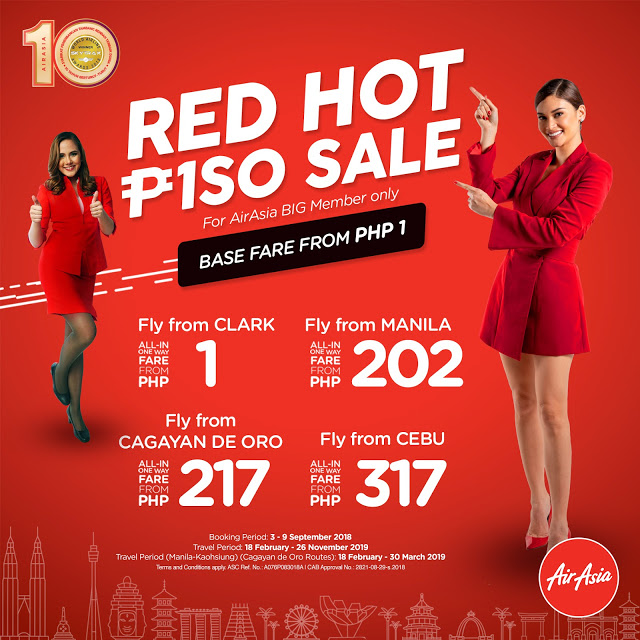 AirAsia Red Hot Piso Sale is back!
