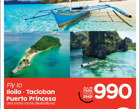 Fly to Palawan, Leyte and Iloilo via AirAsia Next Year for Only Php990!