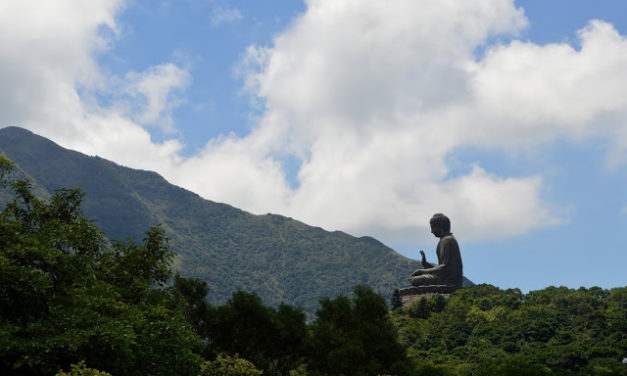 Serene Walk in Ngong Ping and Tian Tan Buddha